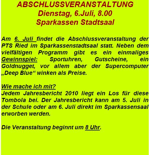Abschluss