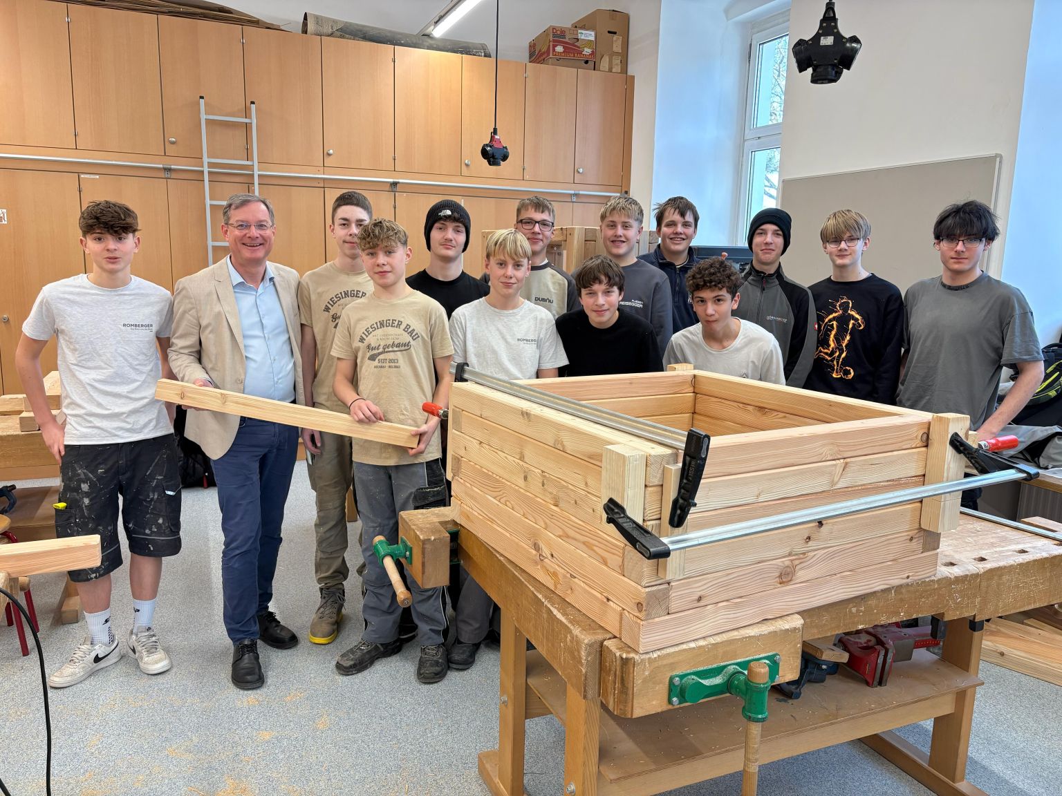 Besuch vom Bürgermeister